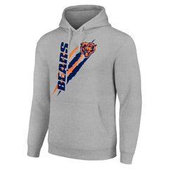 Chicago Bears  Starter Unisex Color Scratch Fleece Pullover Hoodie