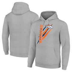 Denver Broncos  Starter Unisex Color Scratch Fleece Pullover Hoodie