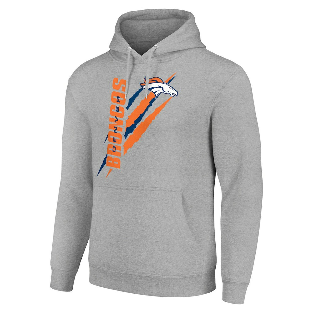 Denver Broncos  Starter Unisex Color Scratch Fleece Pullover Hoodie
