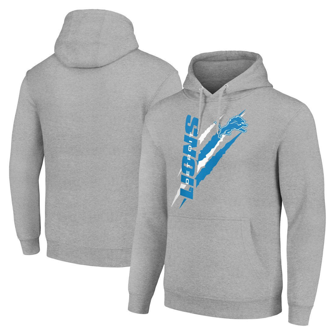 Detroit Lions  Starter Unisex Color Scratch Fleece Pullover Hoodie