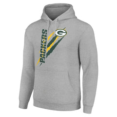 Green Bay Packers  Starter Unisex Color Scratch Fleece Pullover Hoodie