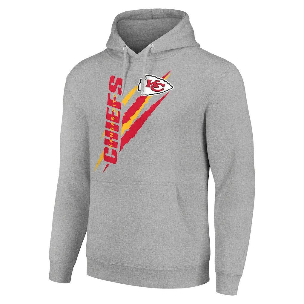 Kansas City Chiefs  Starter Unisex Color Scratch Fleece Pullover Hoodie