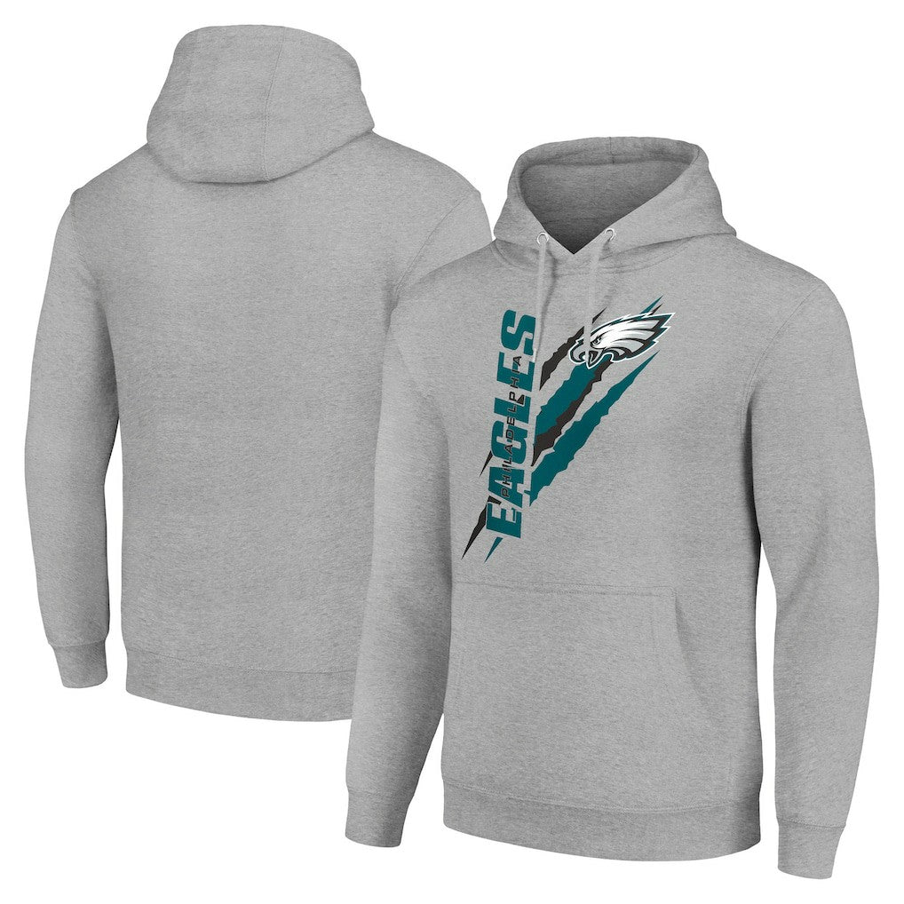 Philadelphia Eagles  Starter Unisex Color Scratch Fleece Pullover Hoodie