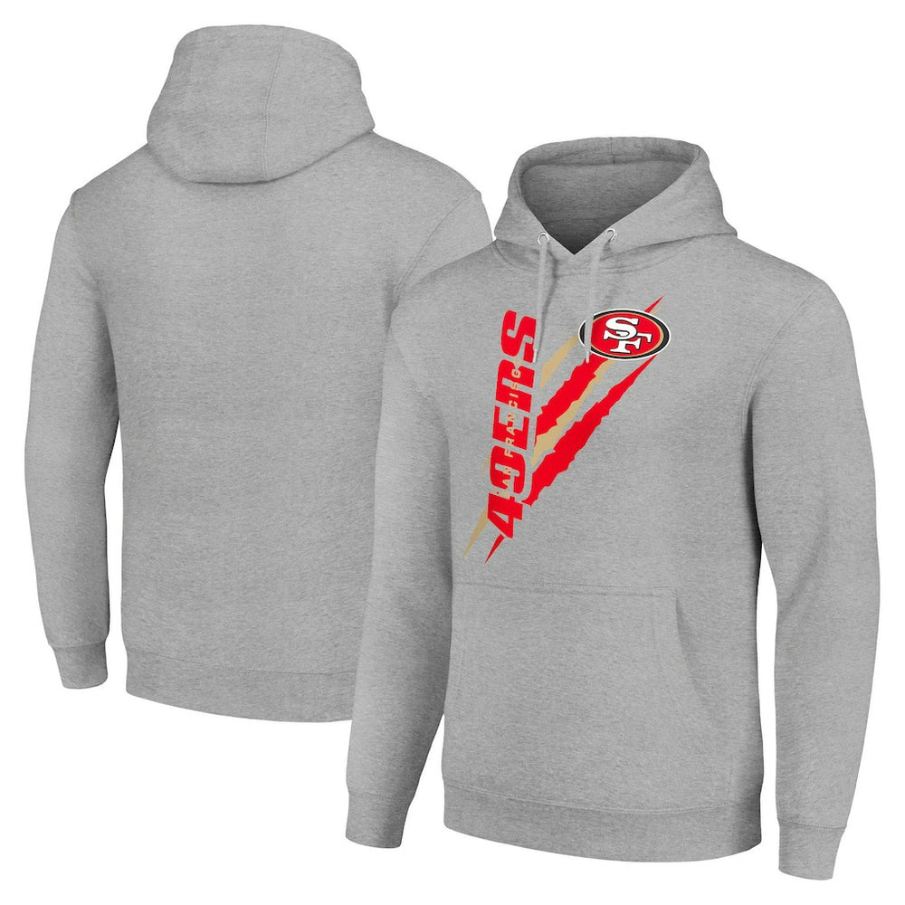 San Francisco 49ers  Starter Unisex Color Scratch Fleece Pullover Hoodie