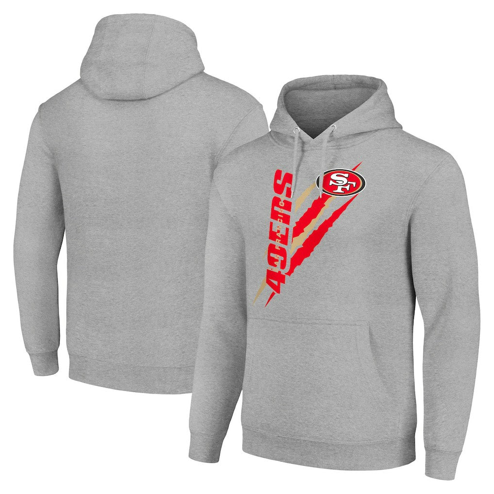 San Francisco 49ers  Starter Unisex Color Scratch Fleece Pullover Hoodie