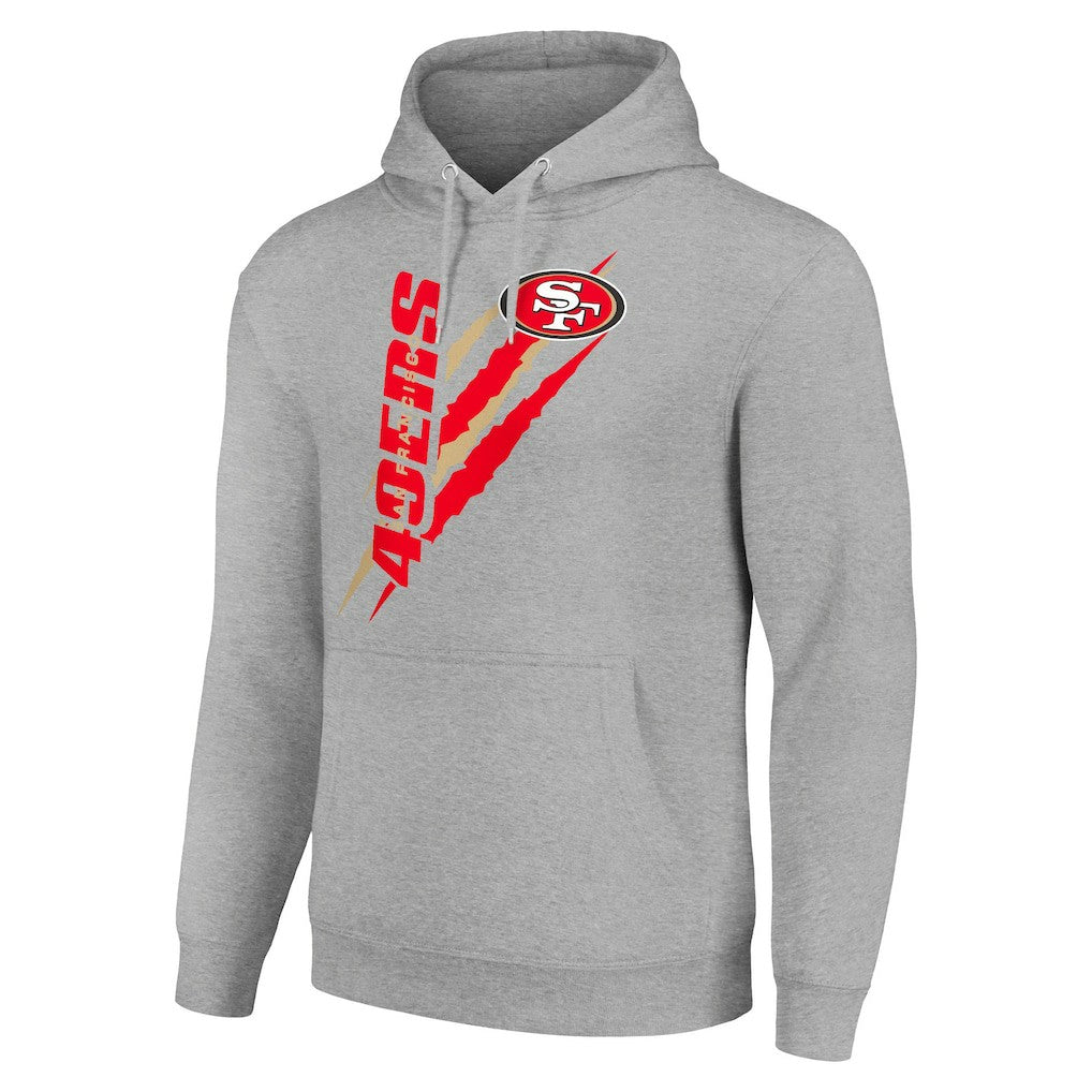 San Francisco 49ers  Starter Unisex Color Scratch Fleece Pullover Hoodie