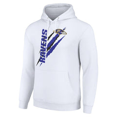 Baltimore Ravens  Starter Unisex Color Scratch Fleece Pullover Hoodie