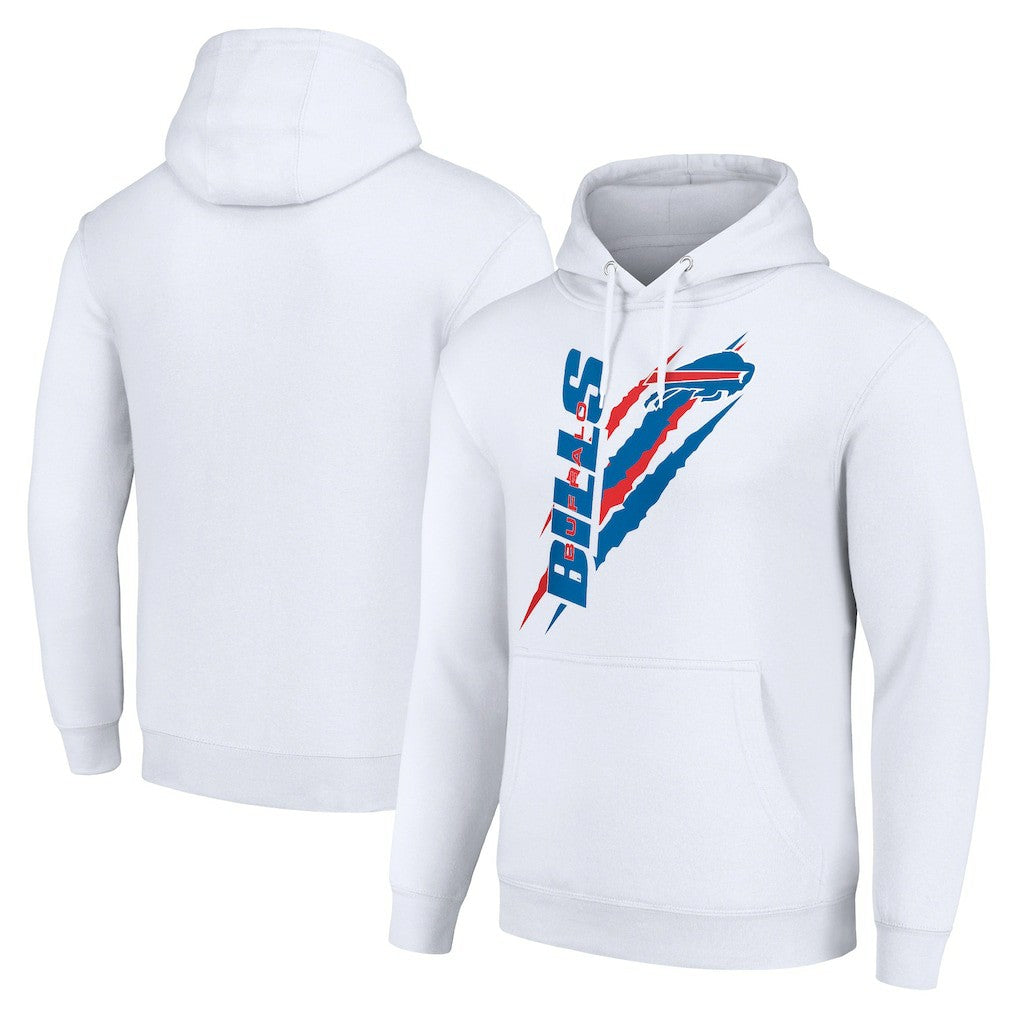 Buffalo Bills  Starter Unisex Color Scratch Fleece Pullover Hoodie