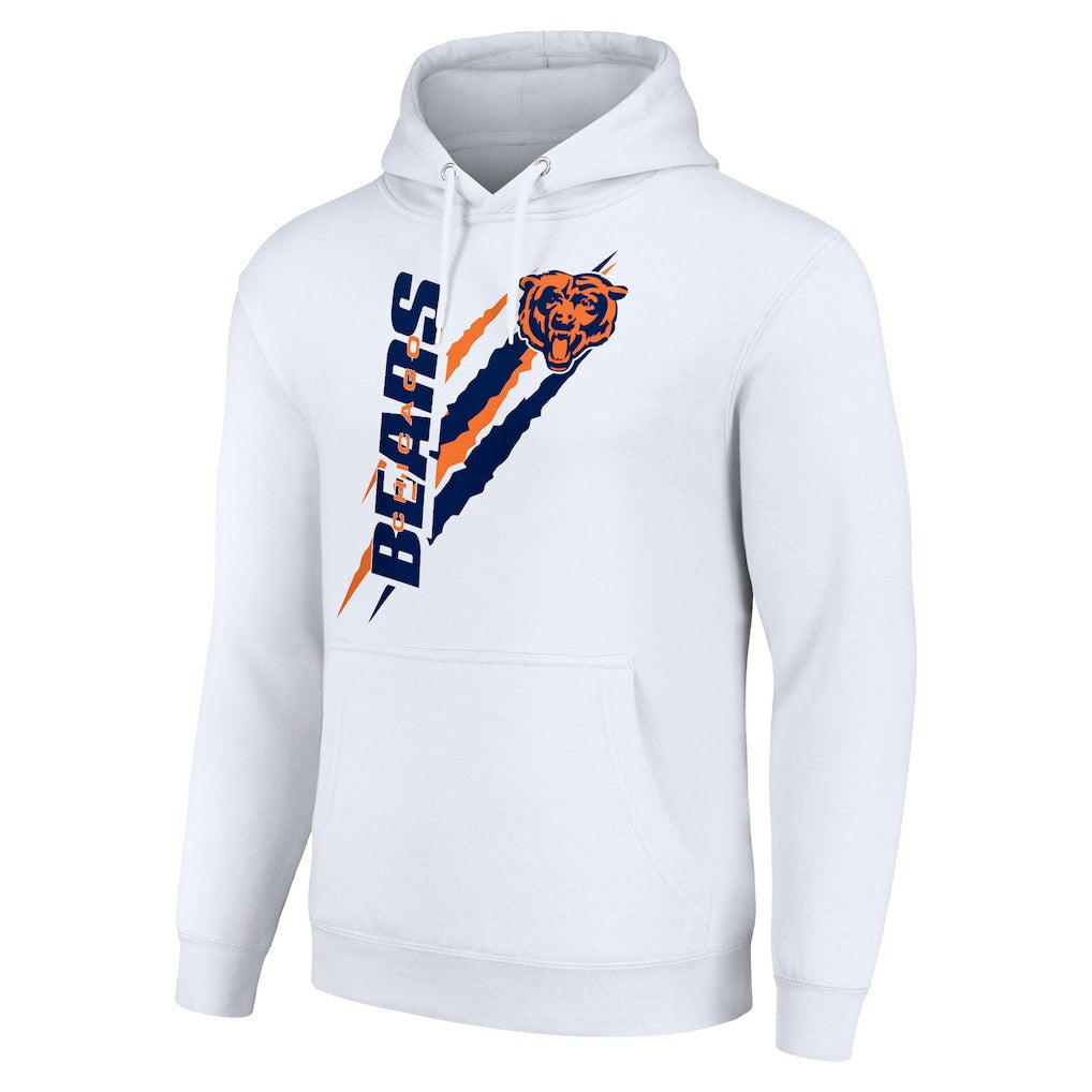 Chicago Bears  Starter Unisex Color Scratch Fleece Pullover Hoodie