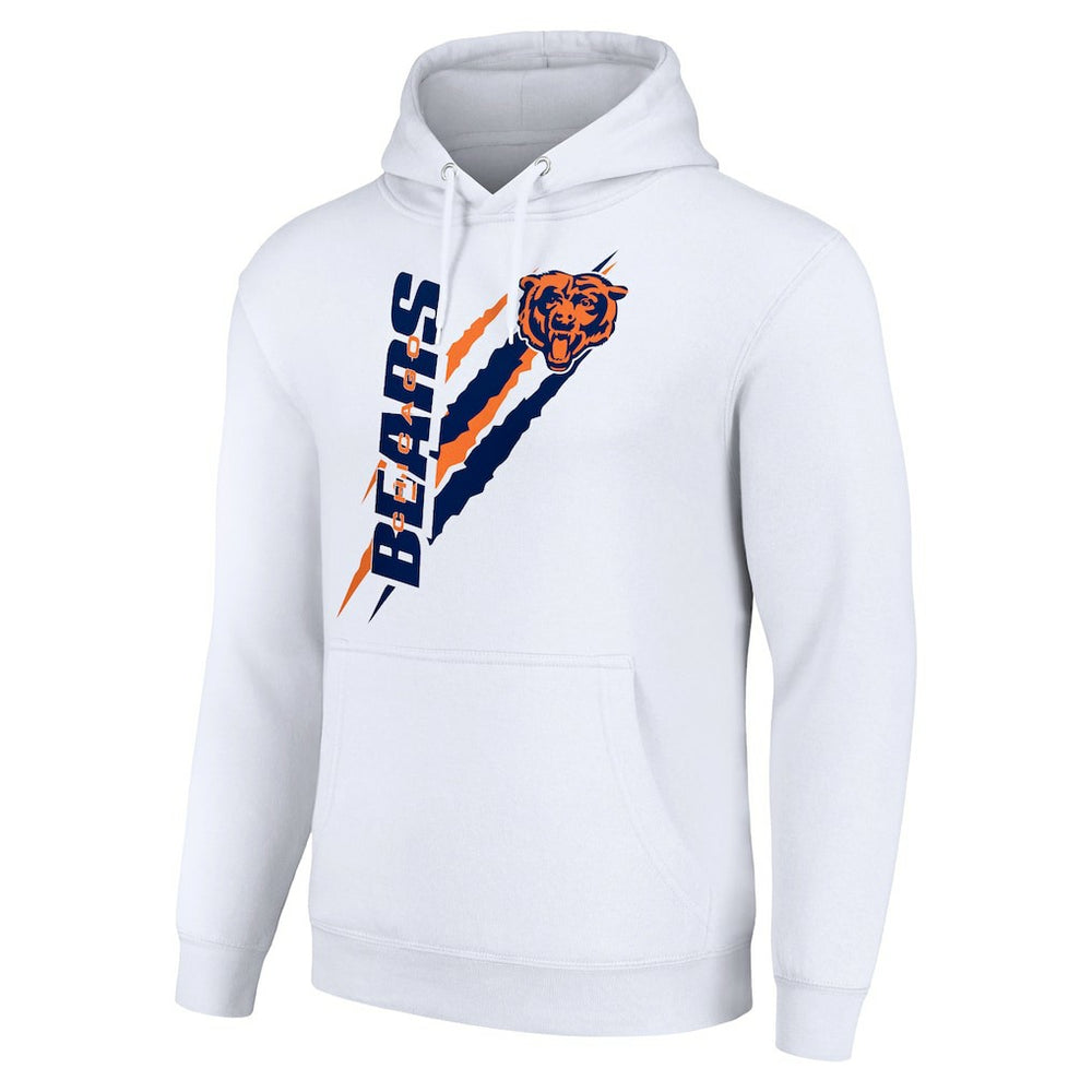 Chicago Bears  Starter Unisex Color Scratch Fleece Pullover Hoodie