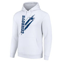 Dallas Cowboys  Starter Unisex Color Scratch Fleece Pullover Hoodie