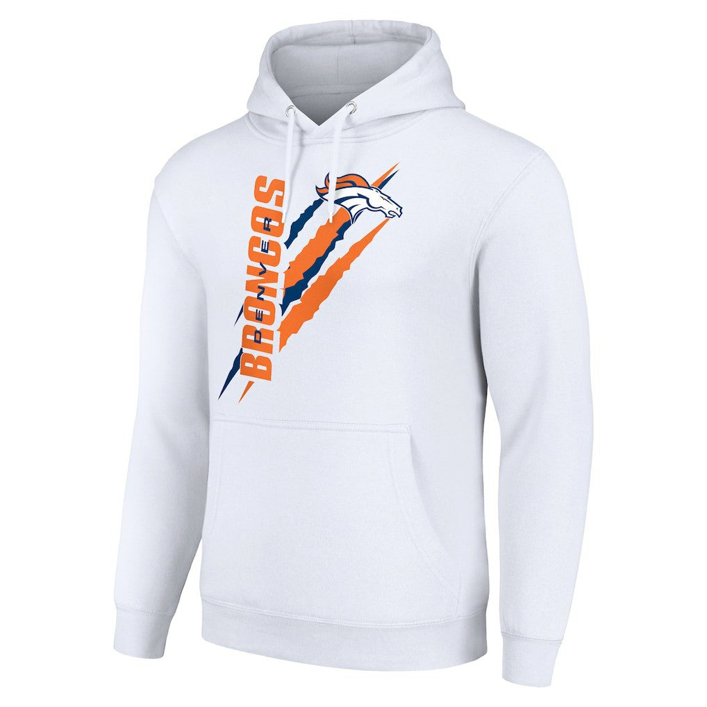 Denver Broncos  Starter Unisex Color Scratch Fleece Pullover Hoodie