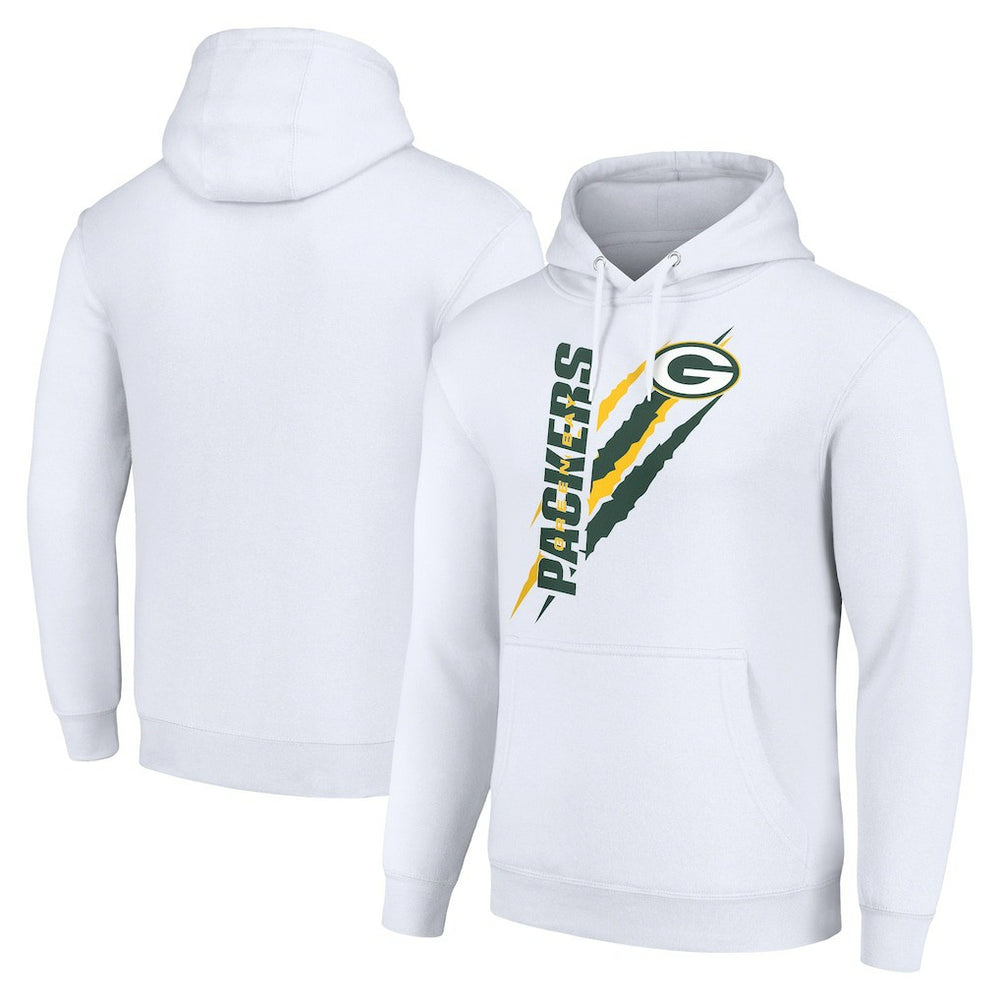 Green Bay Packers  Starter Unisex Color Scratch Fleece Pullover Hoodie