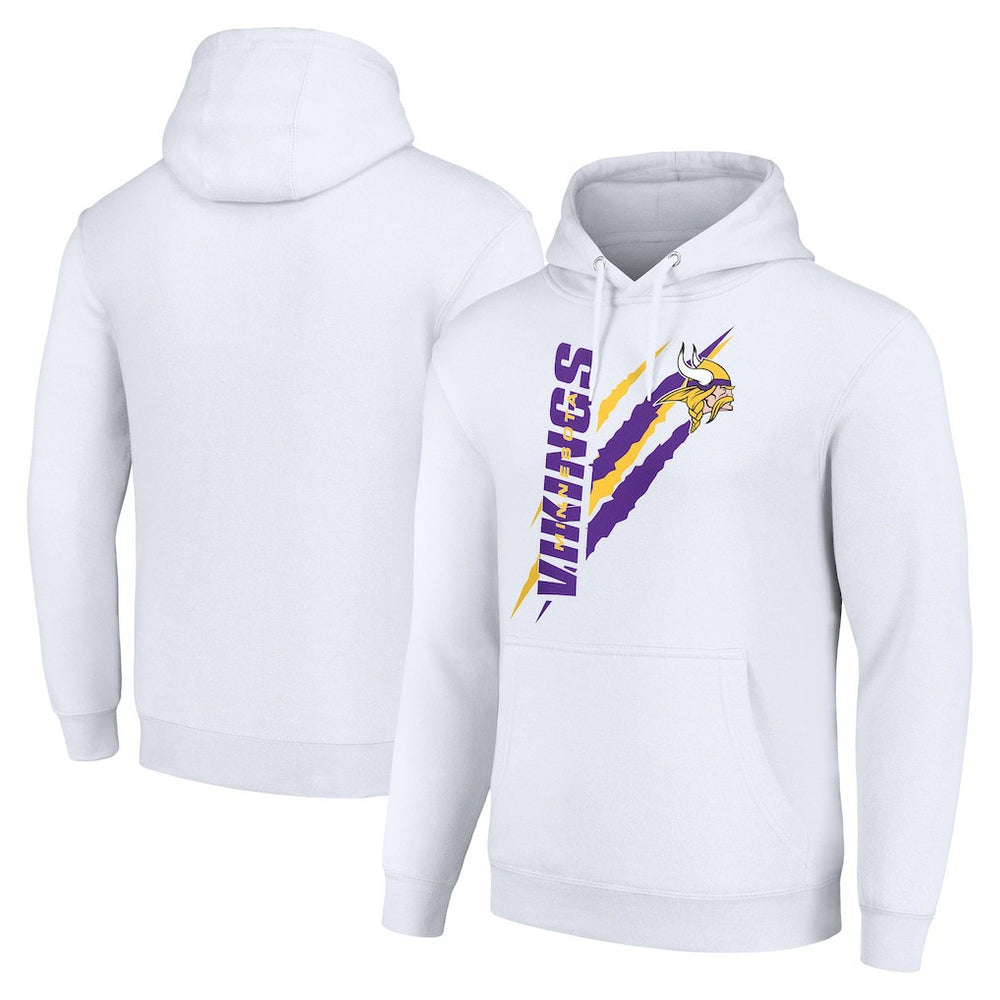Minnesota Vikings  Starter Unisex Color Scratch Fleece Pullover Hoodie