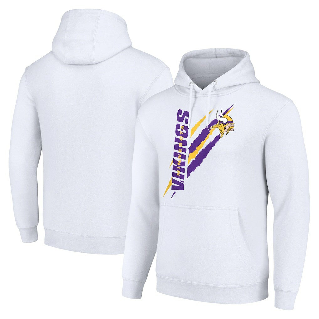 Minnesota Vikings  Starter Unisex Color Scratch Fleece Pullover Hoodie
