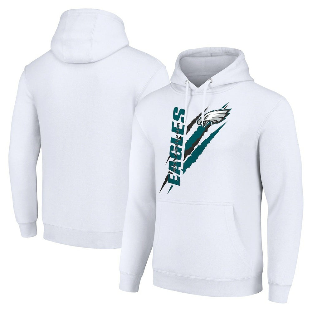 Philadelphia Eagles  Starter Unisex Color Scratch Fleece Pullover Hoodie