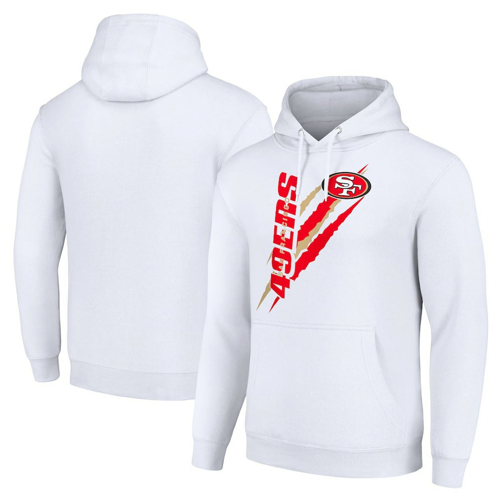 San Francisco 49ers  Starter Unisex Color Scratch Fleece Pullover Hoodie