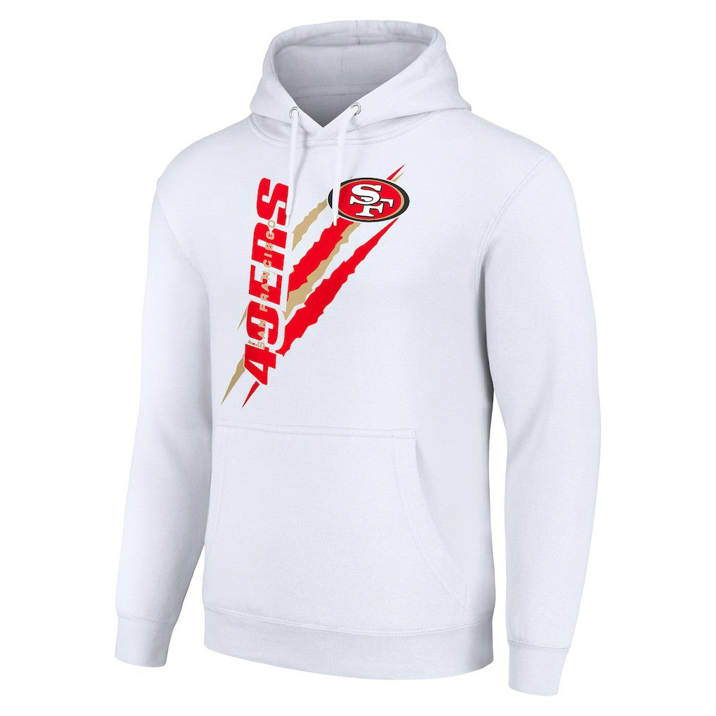 San Francisco 49ers  Starter Unisex Color Scratch Fleece Pullover Hoodie