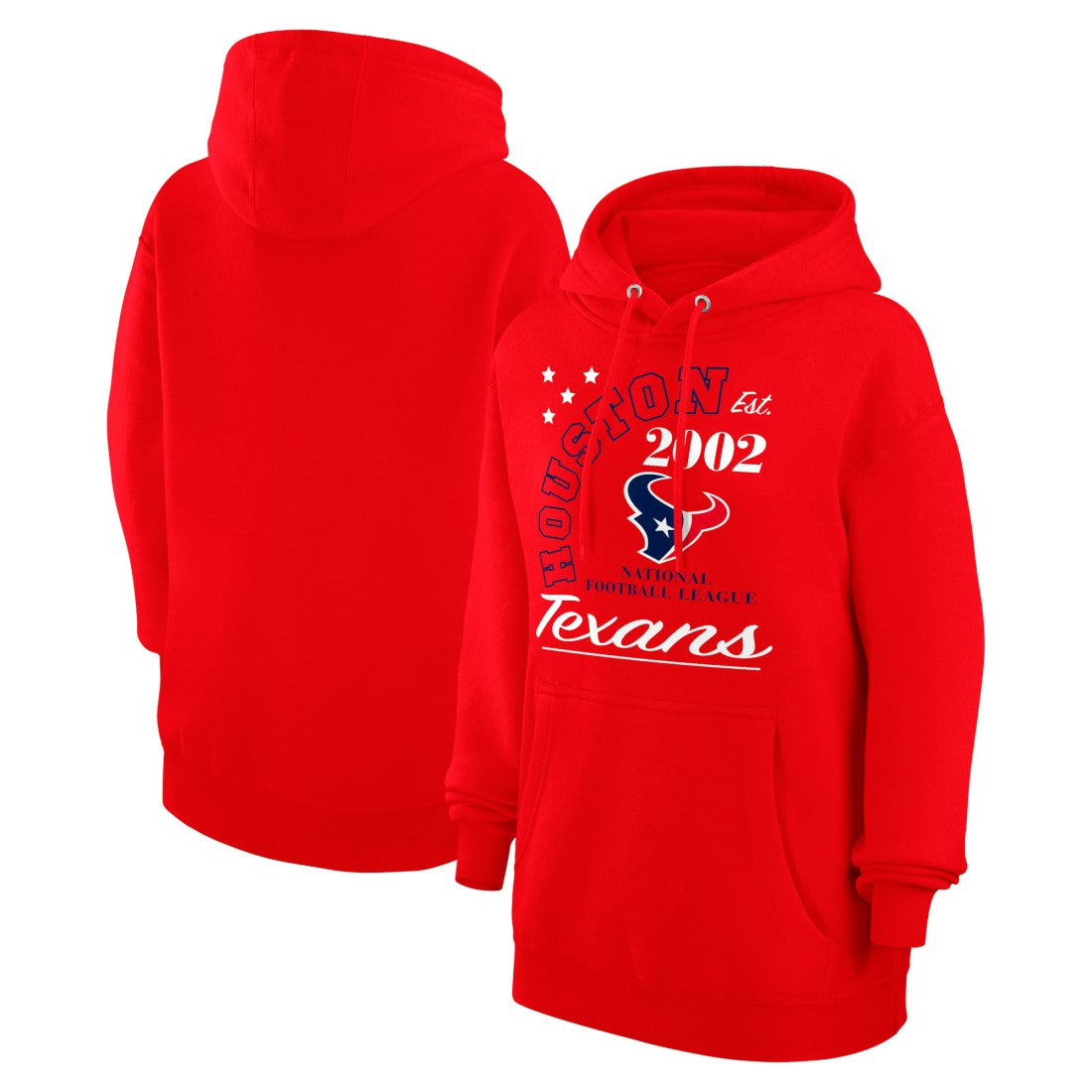 Houston Texans  Starter Unisex Arch Team Fleece Pullover Hoodie