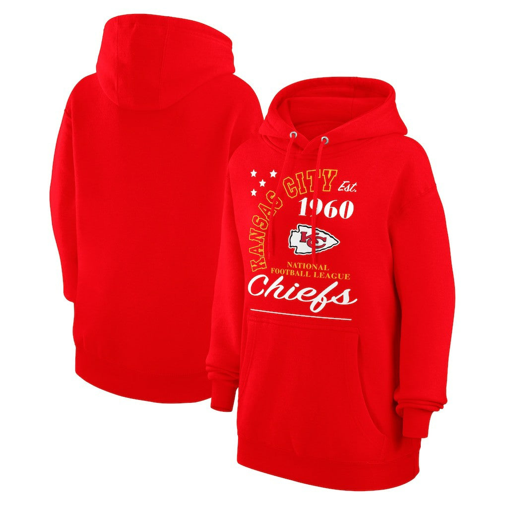Kansas City Chiefs  Starter Unisex Arch Team Fleece Pullover Hoodie