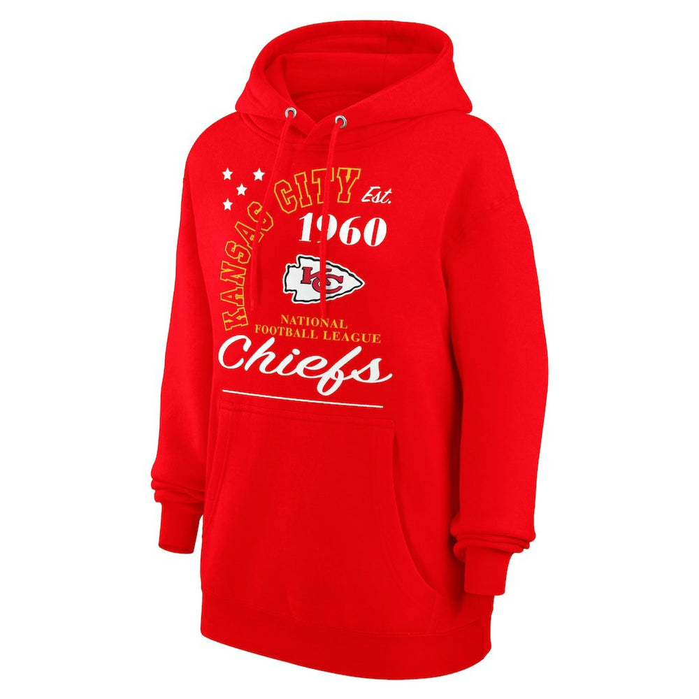 Kansas City Chiefs  Starter Unisex Arch Team Fleece Pullover Hoodie