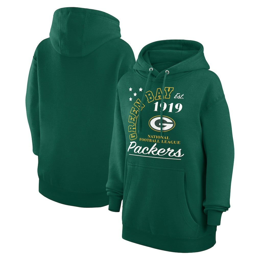 Green Bay Packers  Starter Unisex Arch Team Fleece Pullover Hoodie