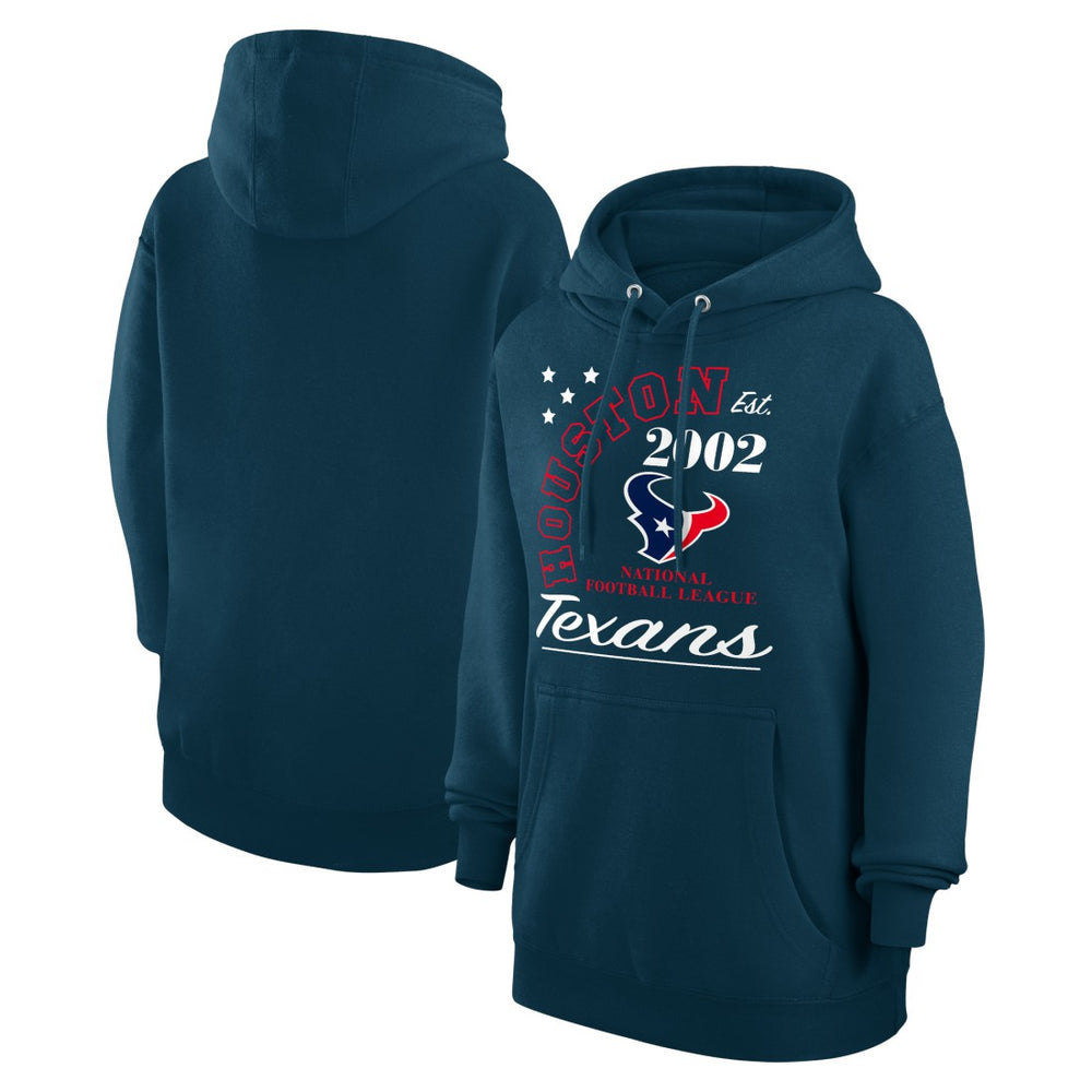 Houston Texans  Starter Unisex Arch Team Fleece Pullover Hoodie