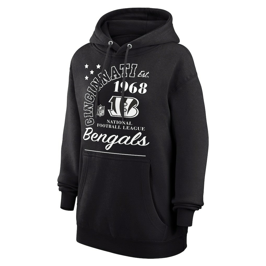 Cincinnati Bengals  Starter Unisex Arch Team Fleece Pullover Hoodie