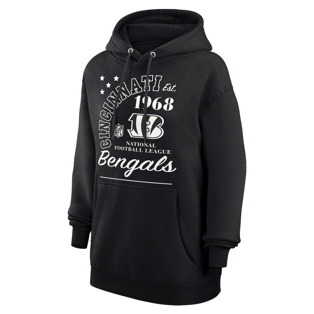 Cincinnati Bengals  Starter Unisex Arch Team Fleece Pullover Hoodie