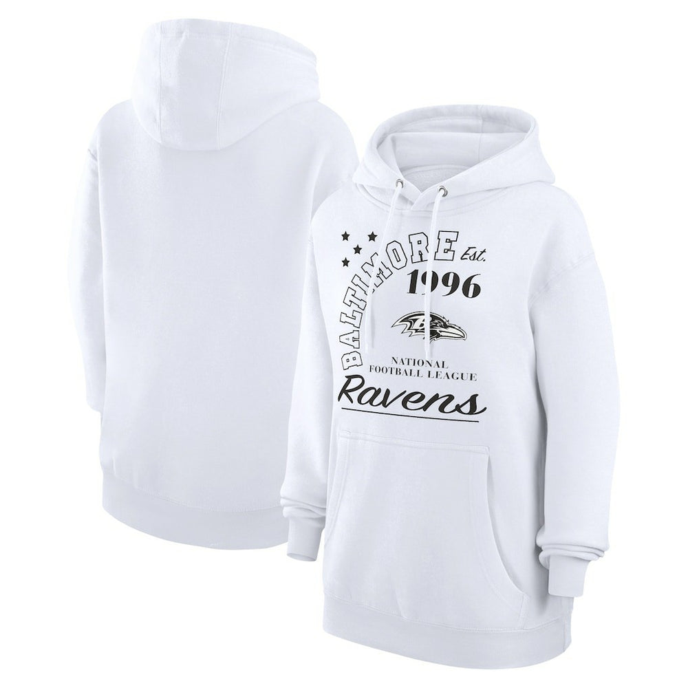Baltimore Ravens  Starter Unisex Arch Team Fleece Pullover Hoodie