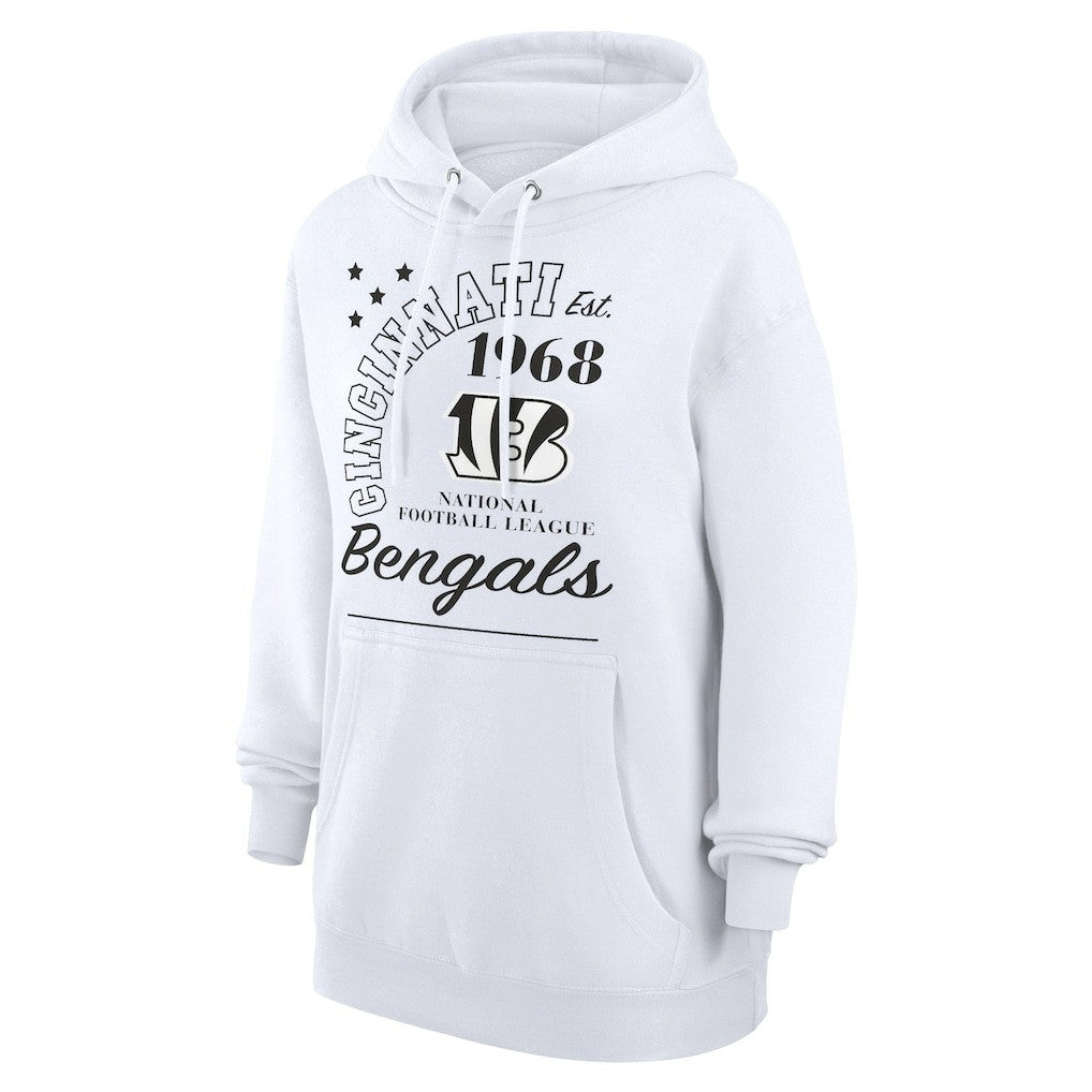 Cincinnati Bengals  Starter Unisex Arch Team Fleece Pullover Hoodie