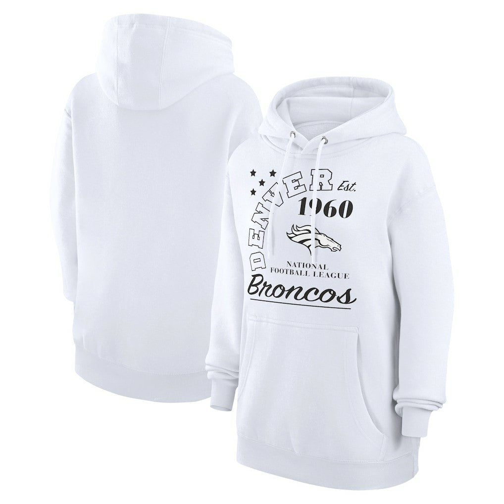 Denver Broncos  Starter Unisex Arch Team Fleece Pullover Hoodie