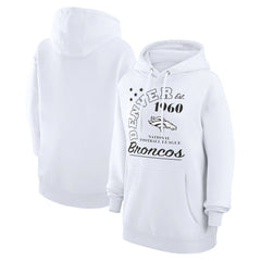 Denver Broncos  Starter Unisex Arch Team Fleece Pullover Hoodie