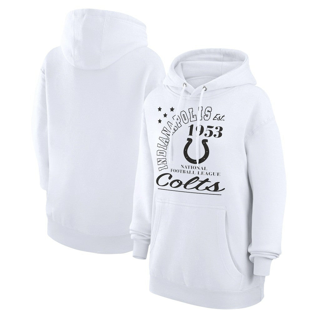 Indianapolis Colts  Starter Unisex Arch Team Fleece Pullover Hoodie