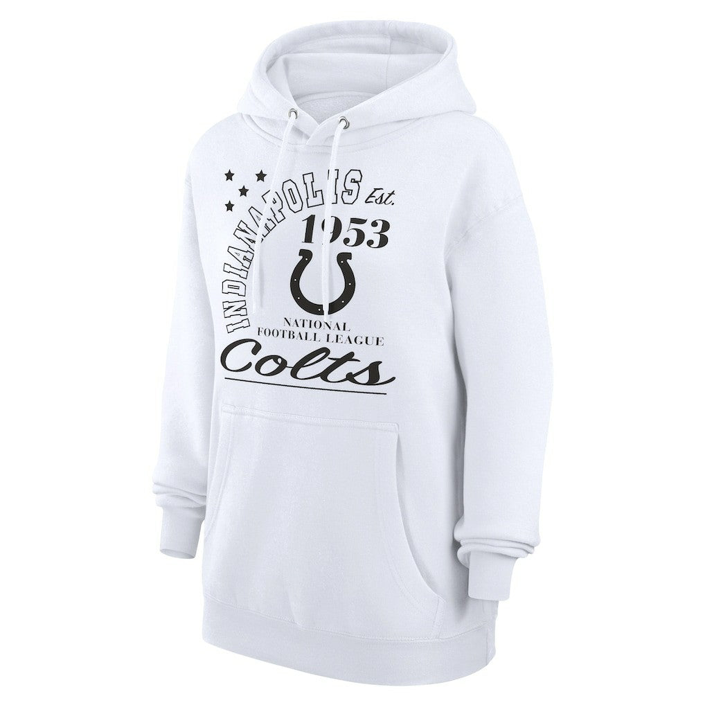 Indianapolis Colts  Starter Unisex Arch Team Fleece Pullover Hoodie