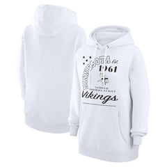 Minnesota Vikings  Starter Unisex Arch Team Fleece Pullover Hoodie