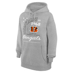 Cincinnati Bengals  Starter Unisex Arch Team Fleece Pullover Hoodie