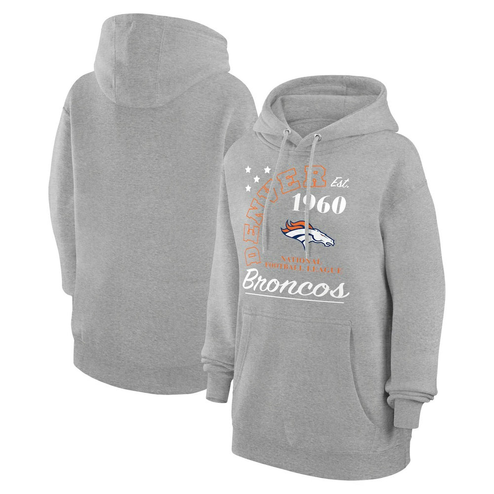 Denver Broncos  Starter Unisex Arch Team Fleece Pullover Hoodie