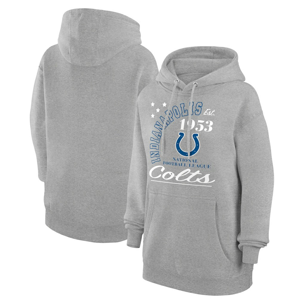 Indianapolis Colts  Starter Unisex Arch Team Fleece Pullover Hoodie