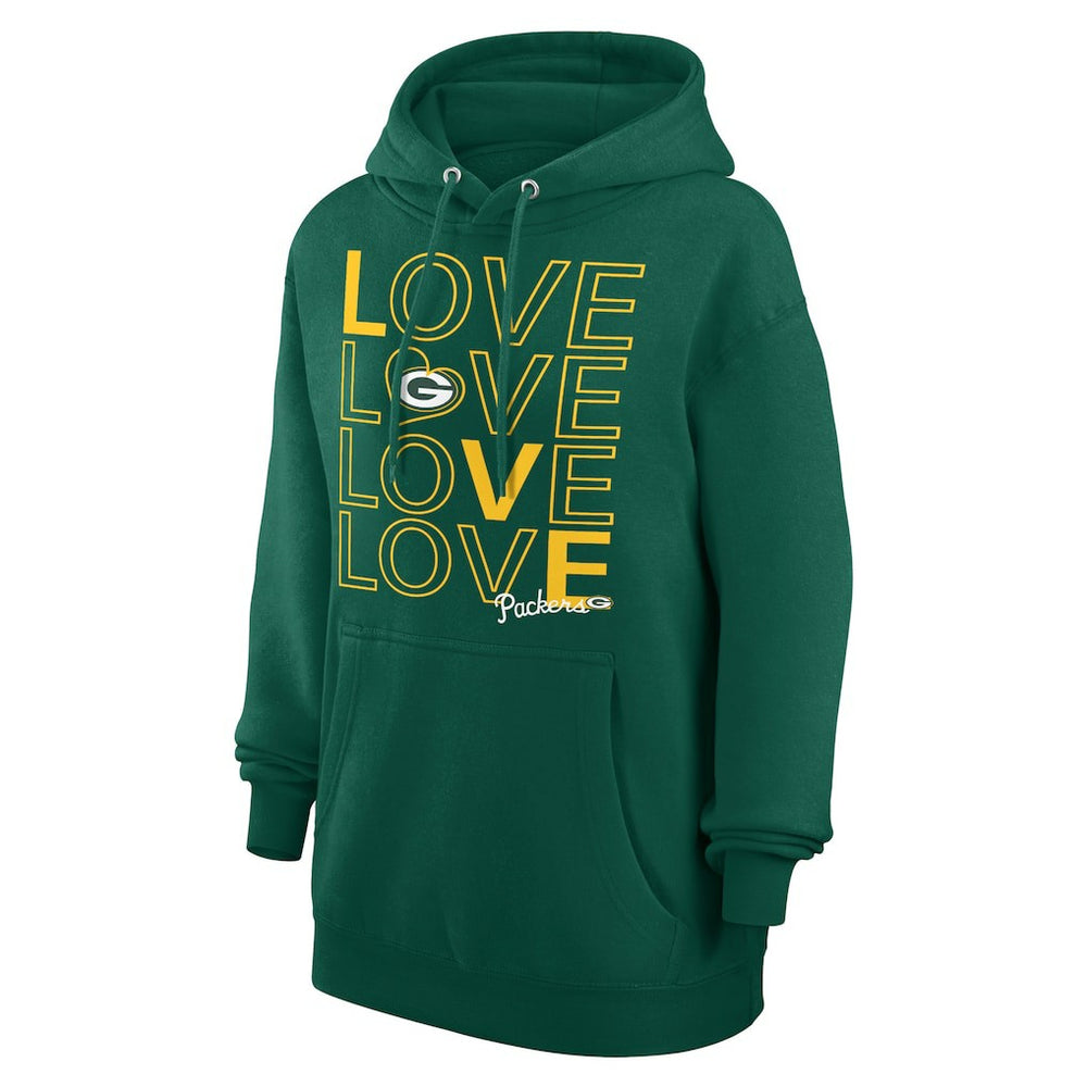 Green Bay Packers  G-III 4Her by Carl Banks Women's Love Graphic Pullover Hoodie