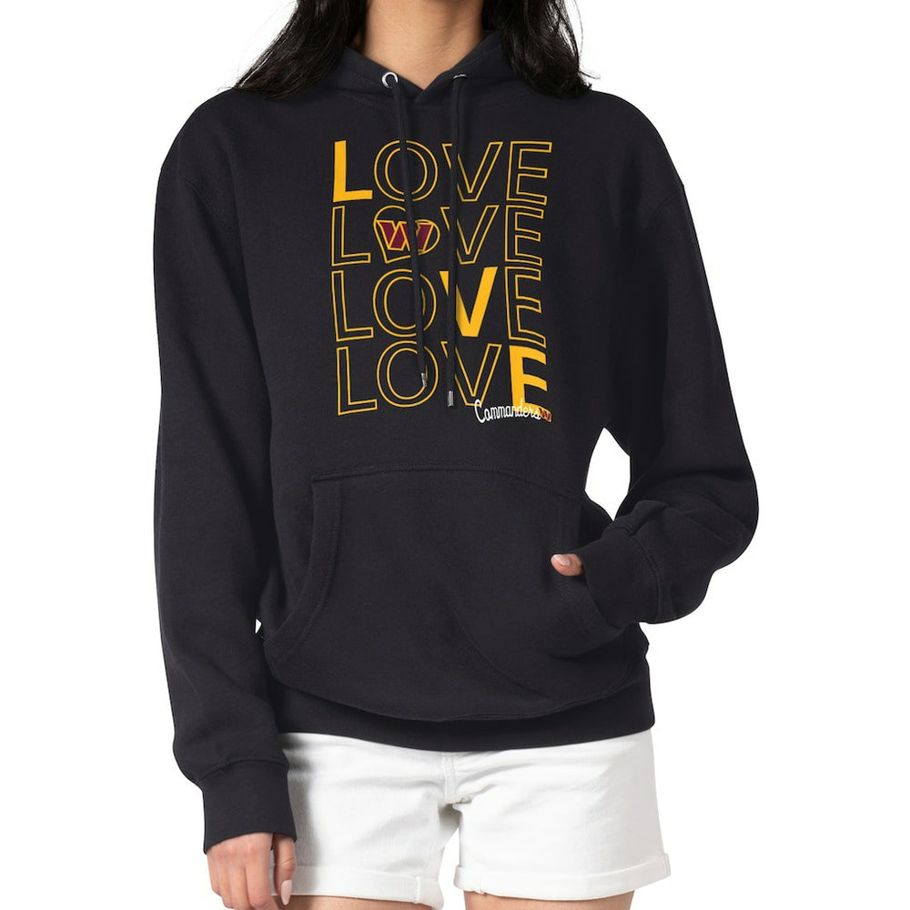 Washington Commanders  G-III 4Her by Carl Banks Women's Love Graphic Pullover Hoodie