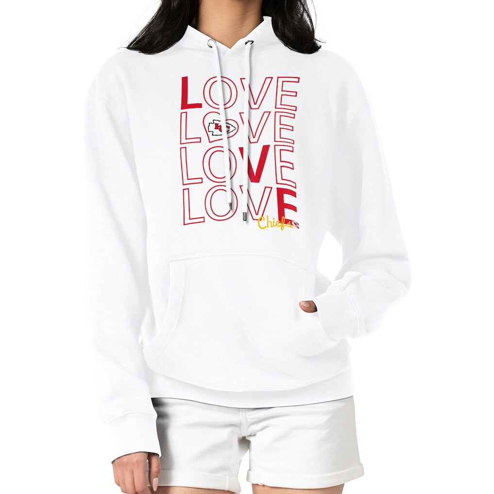 Kansas City Chiefs  G-III 4Her by Carl Banks Women's Love Graphic Pullover Hoodie