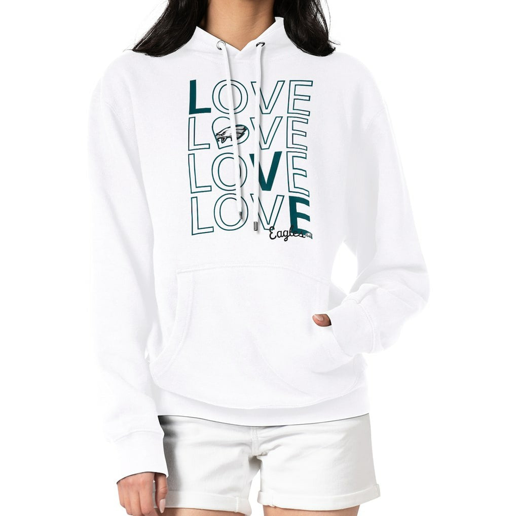Philadelphia Eagles  G-III 4Her by Carl Banks Women's Love Graphic Pullover Hoodie