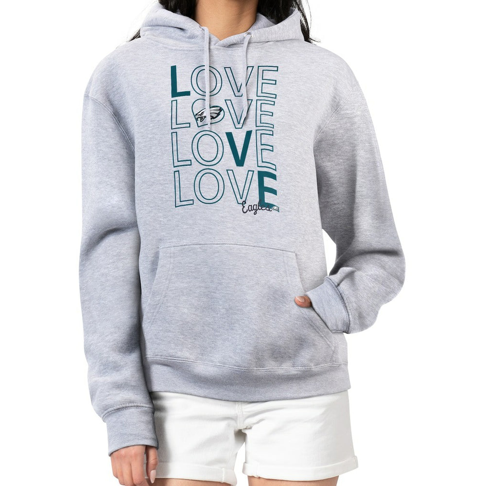 Philadelphia Eagles  G-III 4Her by Carl Banks Women's Love Graphic Pullover Hoodie