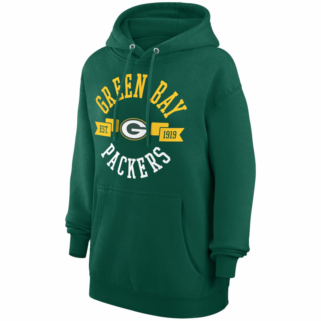 Green Bay Packers  G-III 4Her by Carl Banks Women's City Graphic Team Fleece Pullover Hoodie