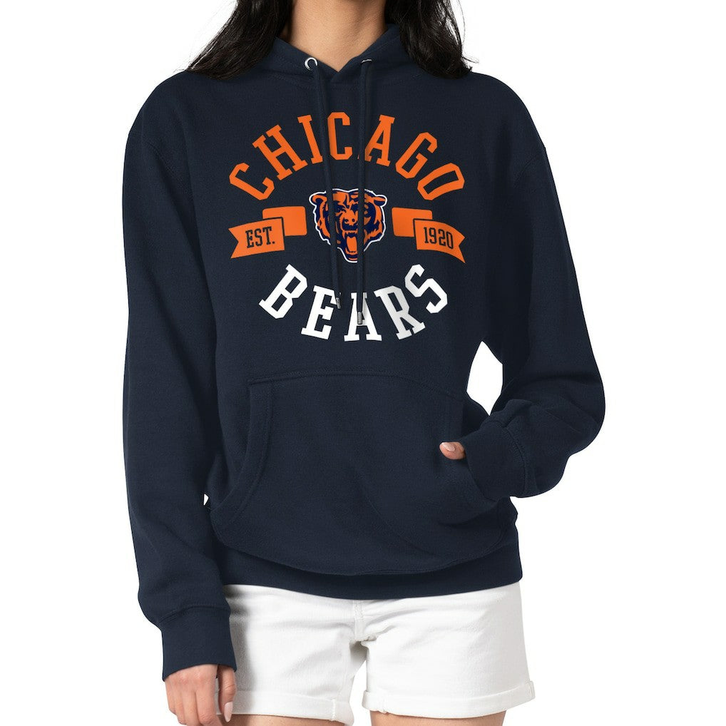 Chicago Bears  G-III 4Her by Carl Banks Women's City Graphic Team Fleece Pullover Hoodie