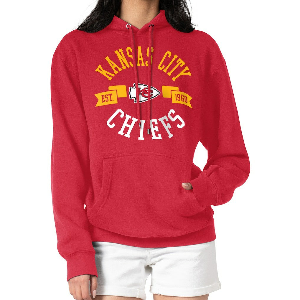 Kansas City Chiefs  G-III 4Her by Carl Banks Women's City Graphic Team Fleece Pullover Hoodie