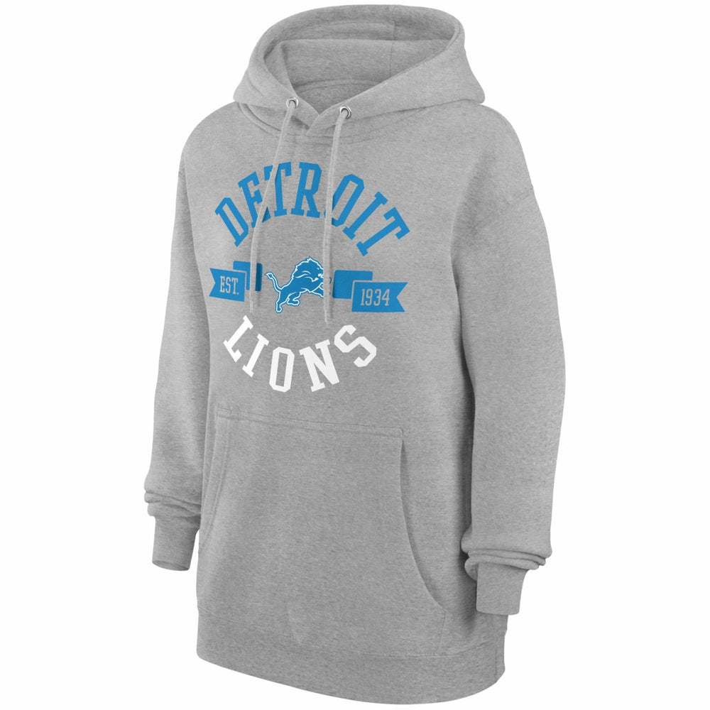 Detroit Lions  G-III 4Her by Carl Banks Women's City Graphic Team Fleece Pullover Hoodie