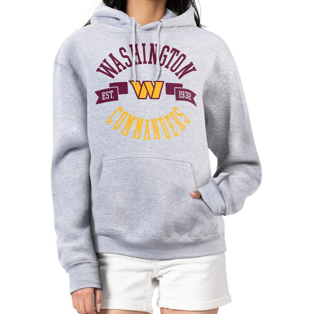 Washington Commanders  G-III 4Her by Carl Banks Women's City Graphic Team Fleece Pullover Hoodie