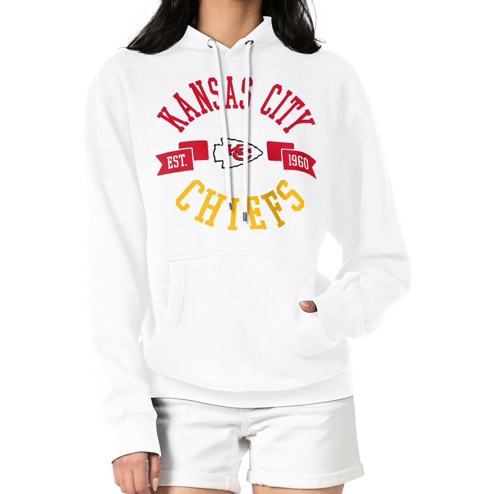 Kansas City Chiefs  G-III 4Her by Carl Banks Women's City Graphic Team Fleece Pullover Hoodie